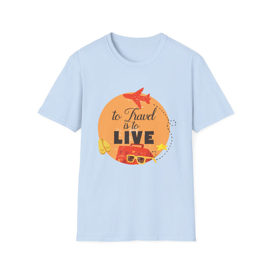 To Travel Is To Live Wanderlust Tee | Motivational Treats