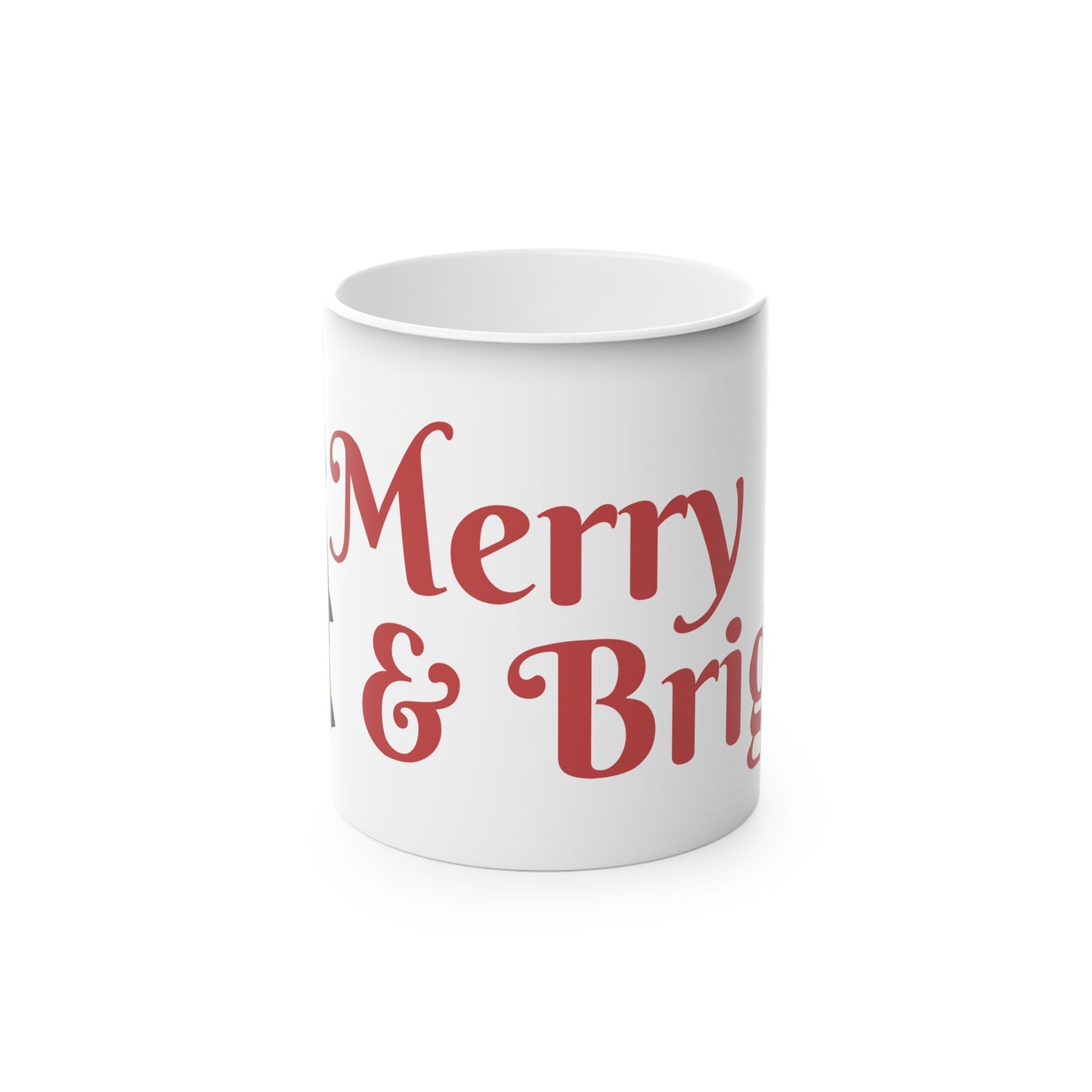 Merry and Bright Christmas Colour-Changing Mug | Motivational Treats