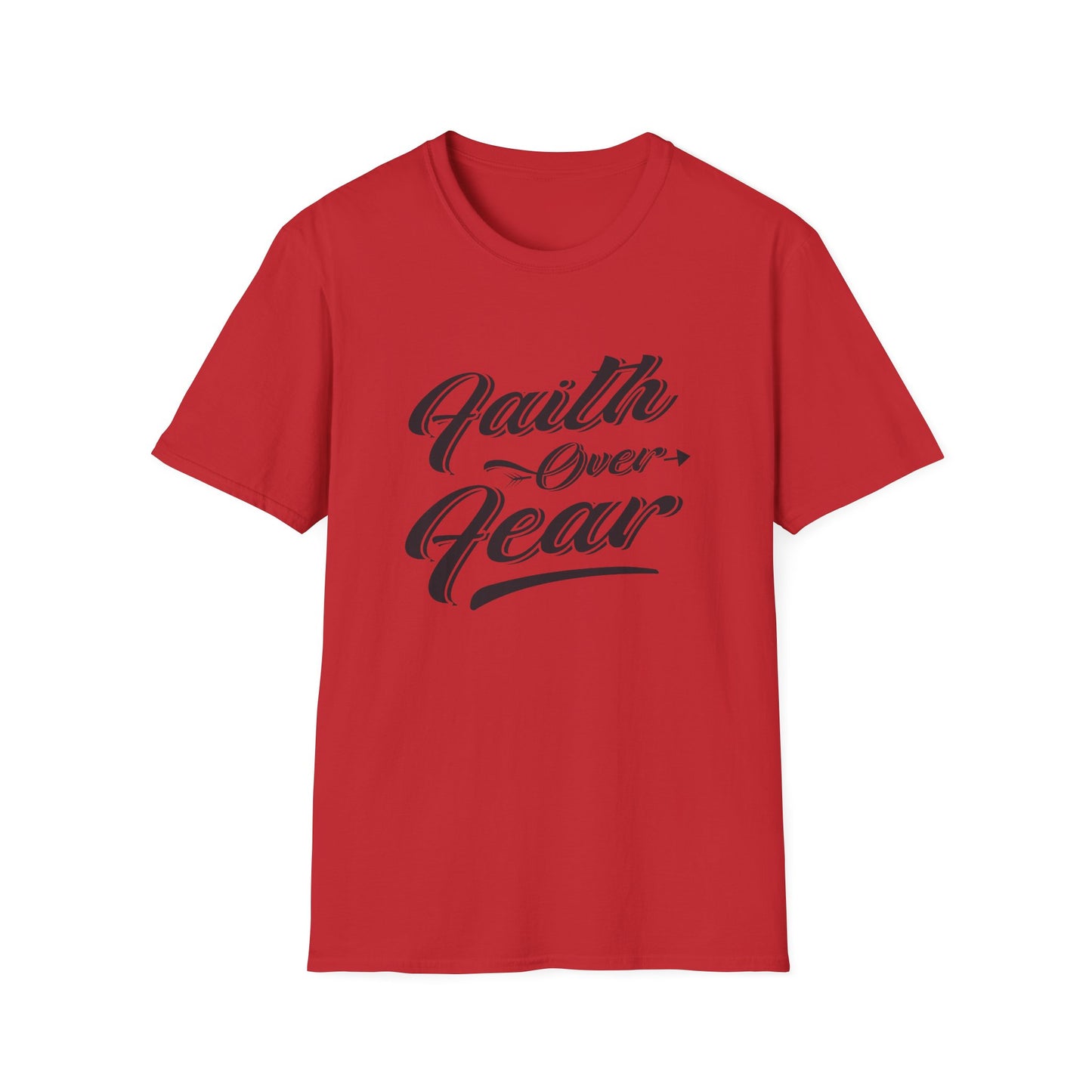 Christian Unisex T-Shirt - Faith Over Fear Design