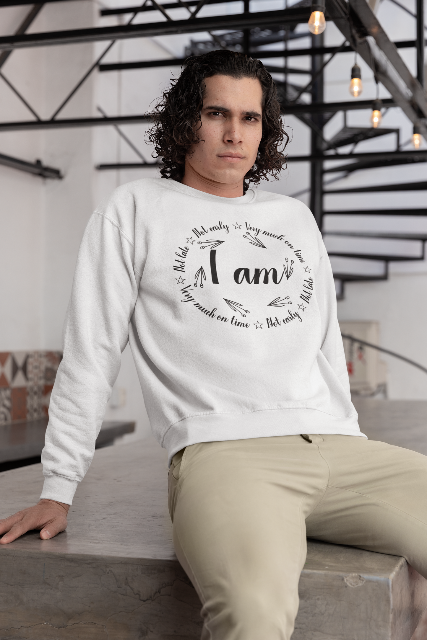 I Am Not Late Motivational Sweatshirt - Unisex - Motivational Treats