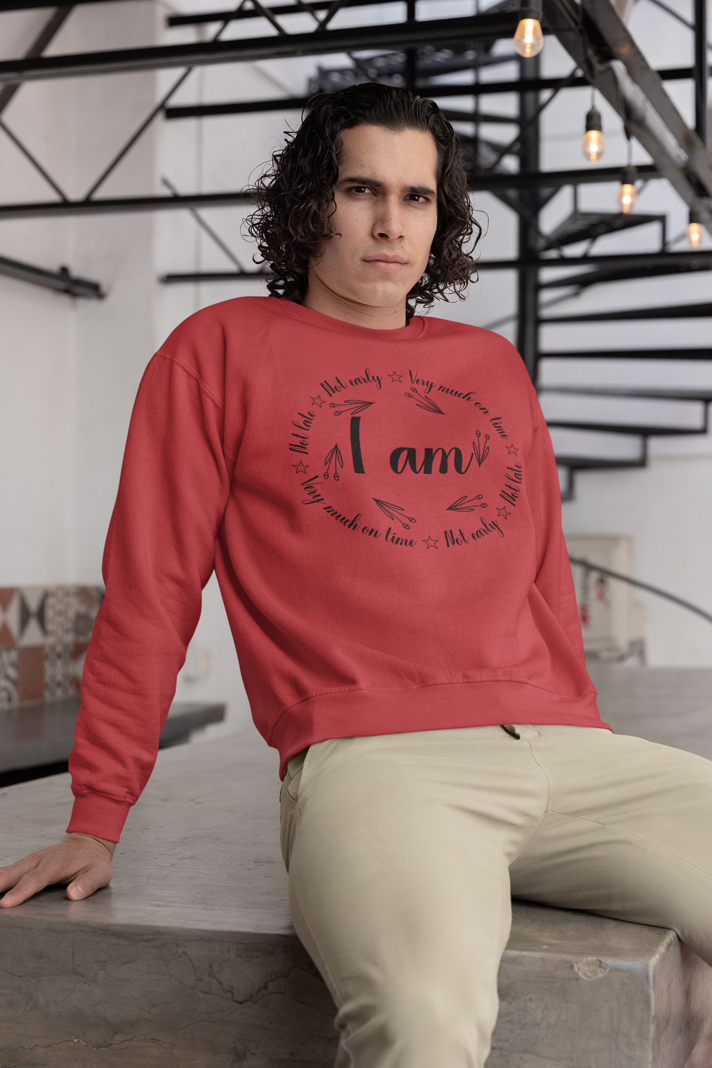 I Am Not Late Motivational Sweatshirt - Unisex - Motivational Treats