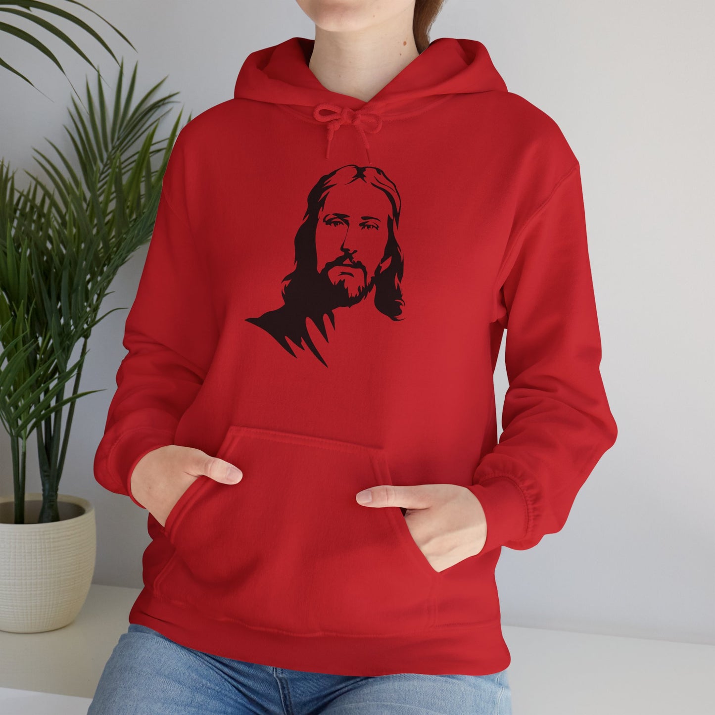 Christian Unisex Hooded Sweatshirt - Jesus Christ Design