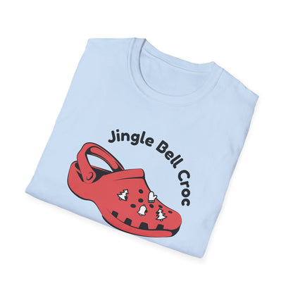 Christmas Unisex T-Shirt - Jingle Bell Croc Design