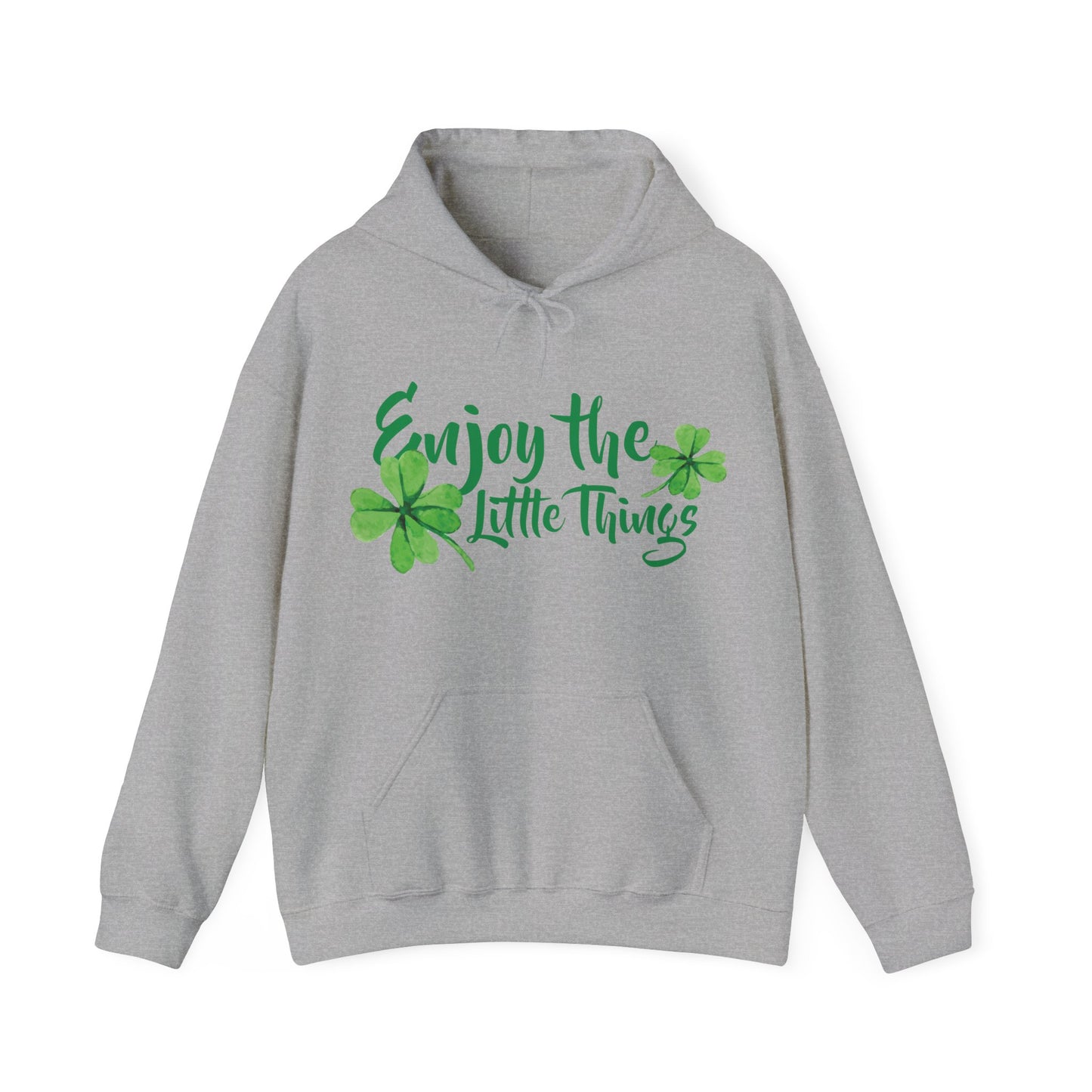 Motivational Unisex Hooded Sweatshirt - Enjoy The Little Things Design