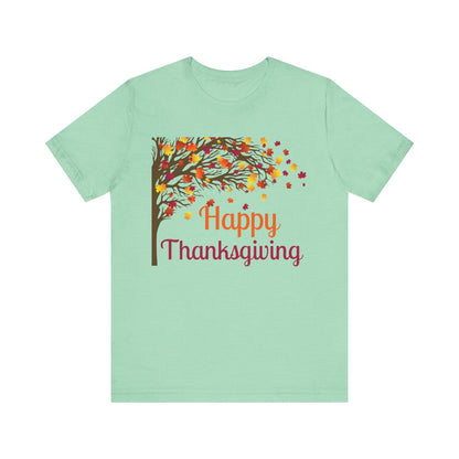 Autumn Leaves Thanksgiving T-Shirt - Unisex