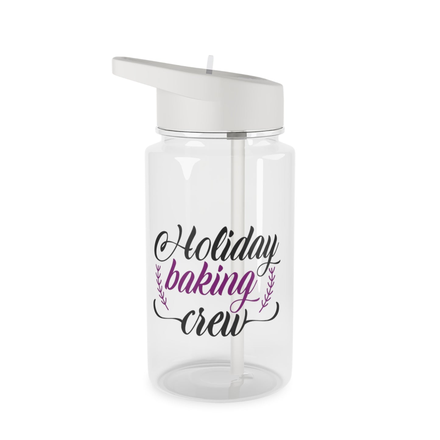 Tritan Water Bottle - Holiday Baking Crew Design