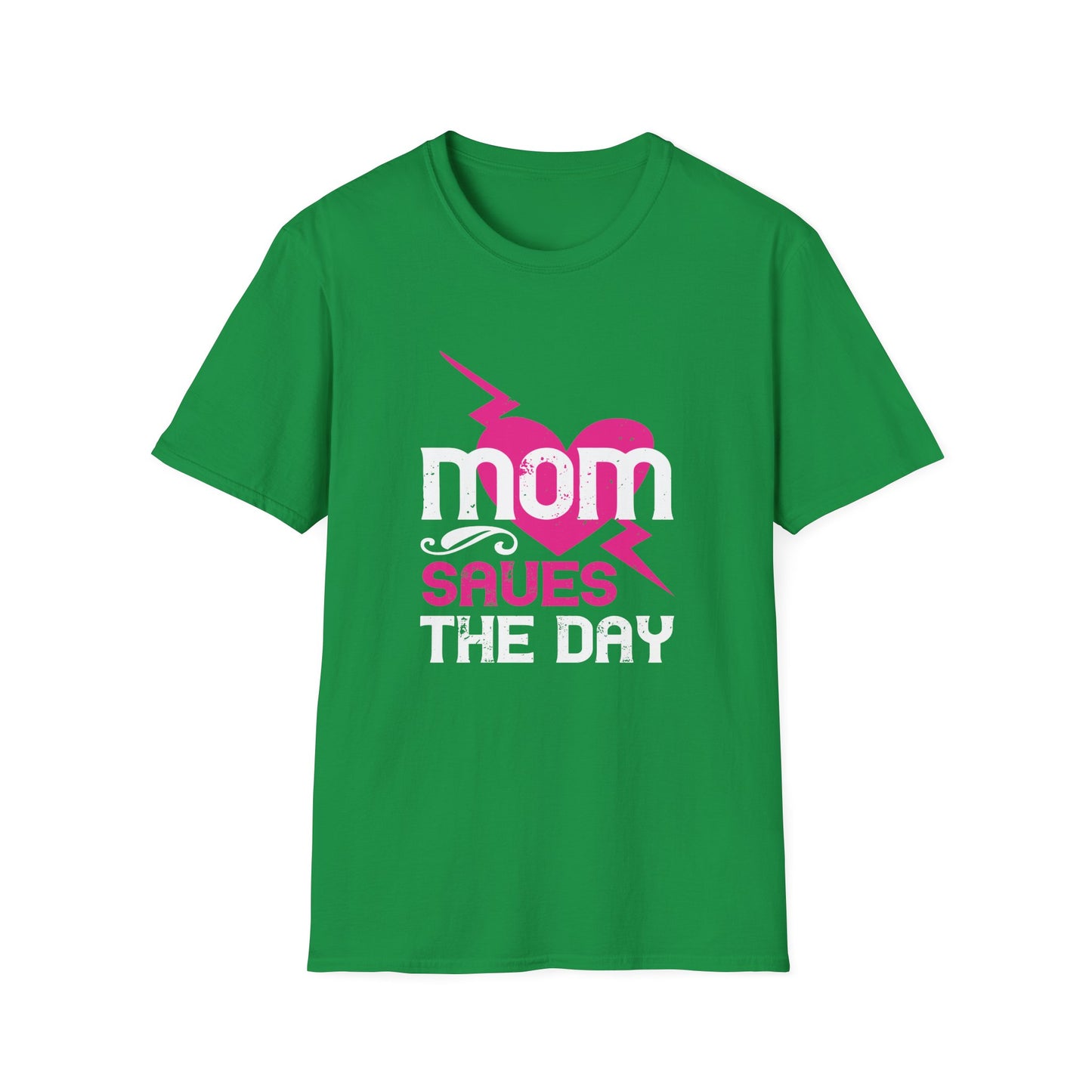 Mother's Day Unisex T-Shirt - Mom Saves The Day Design