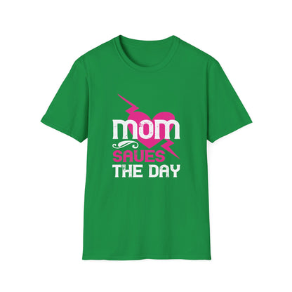 Mother's Day Unisex T-Shirt - Mom Saves The Day Design