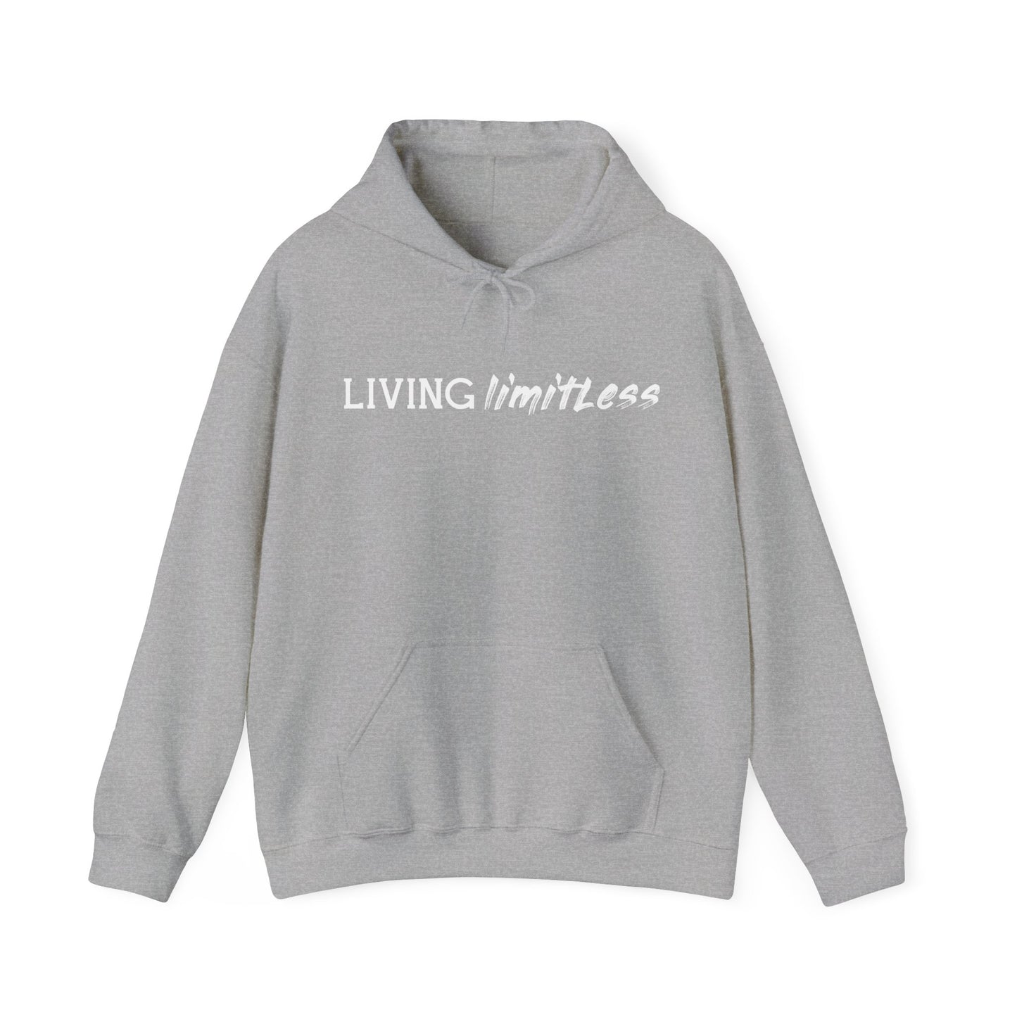 Motivational Unisex Hooded Sweatshirt - Living Limitless Design