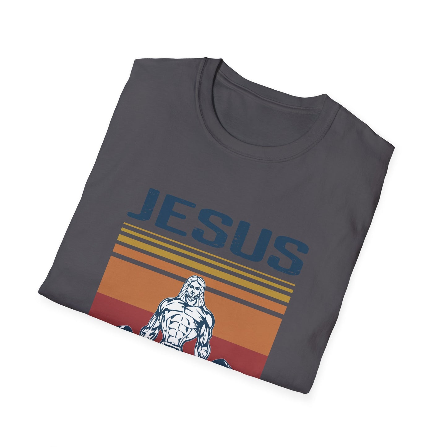 Christian Unisex T-Shirt - Jesus The Ultimate Deadlifter Design