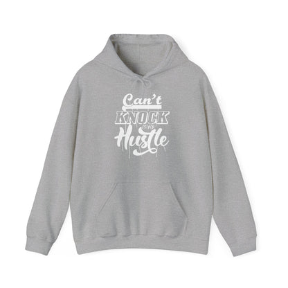 Motivational Unisex Hooded Sweatshirt - Can't Knock The Hustle Design