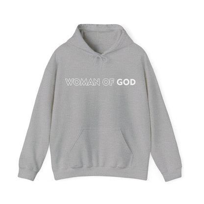 Christian Unisex Hooded Sweatshirt - Woman Of God Design