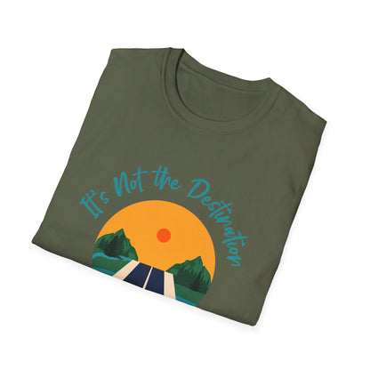 Motivational Unisex T-Shirt - It's The Journey Design