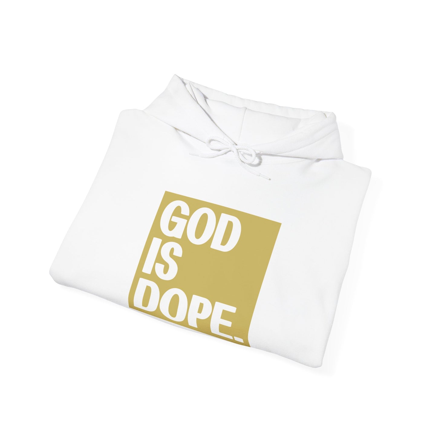 Christian Unisex Hooded Sweatshirt - God Is Dope Design