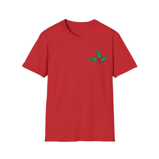 Christmas Unisex T-Shirt - Mistletoe Design