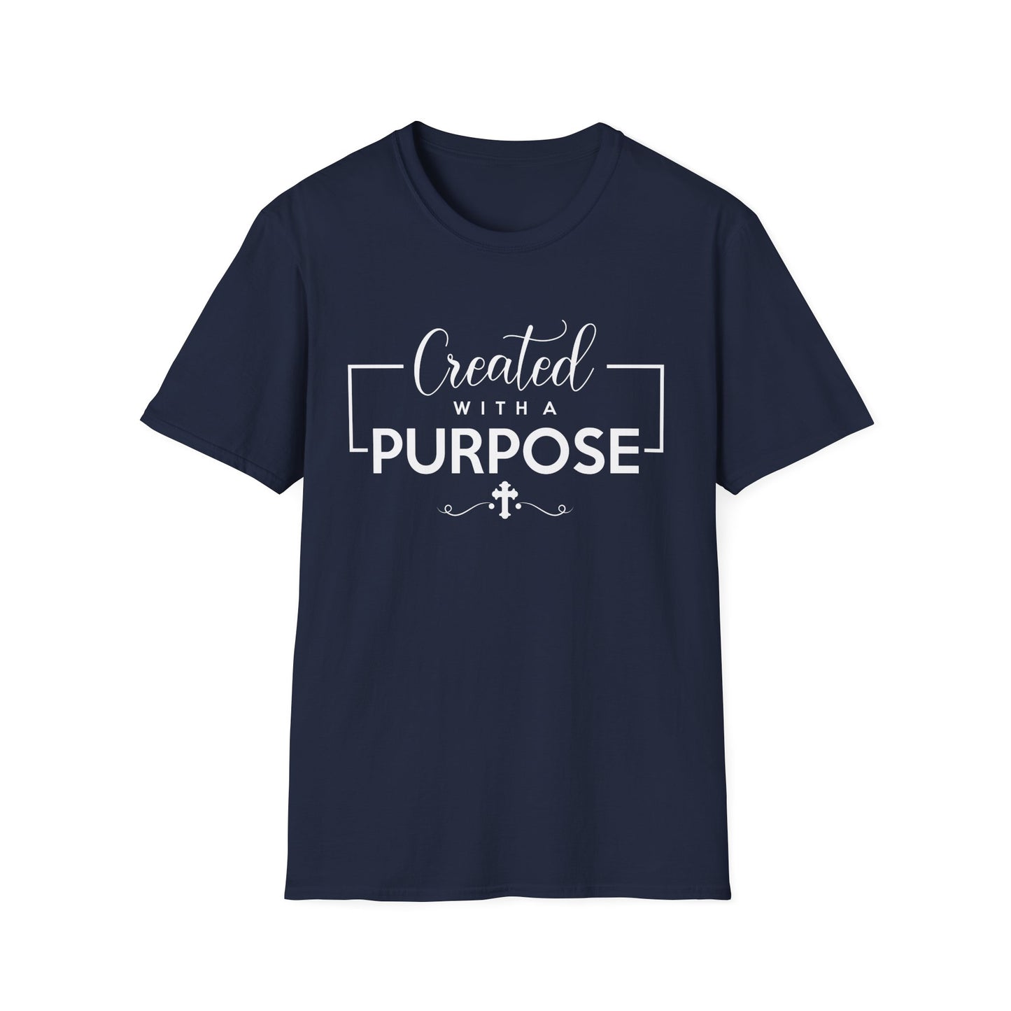 Christian Unisex T-Shirt - Created With A Purpose Design