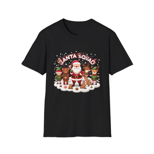 Christmas Unisex T-Shirt - Winter Santa Squad Design