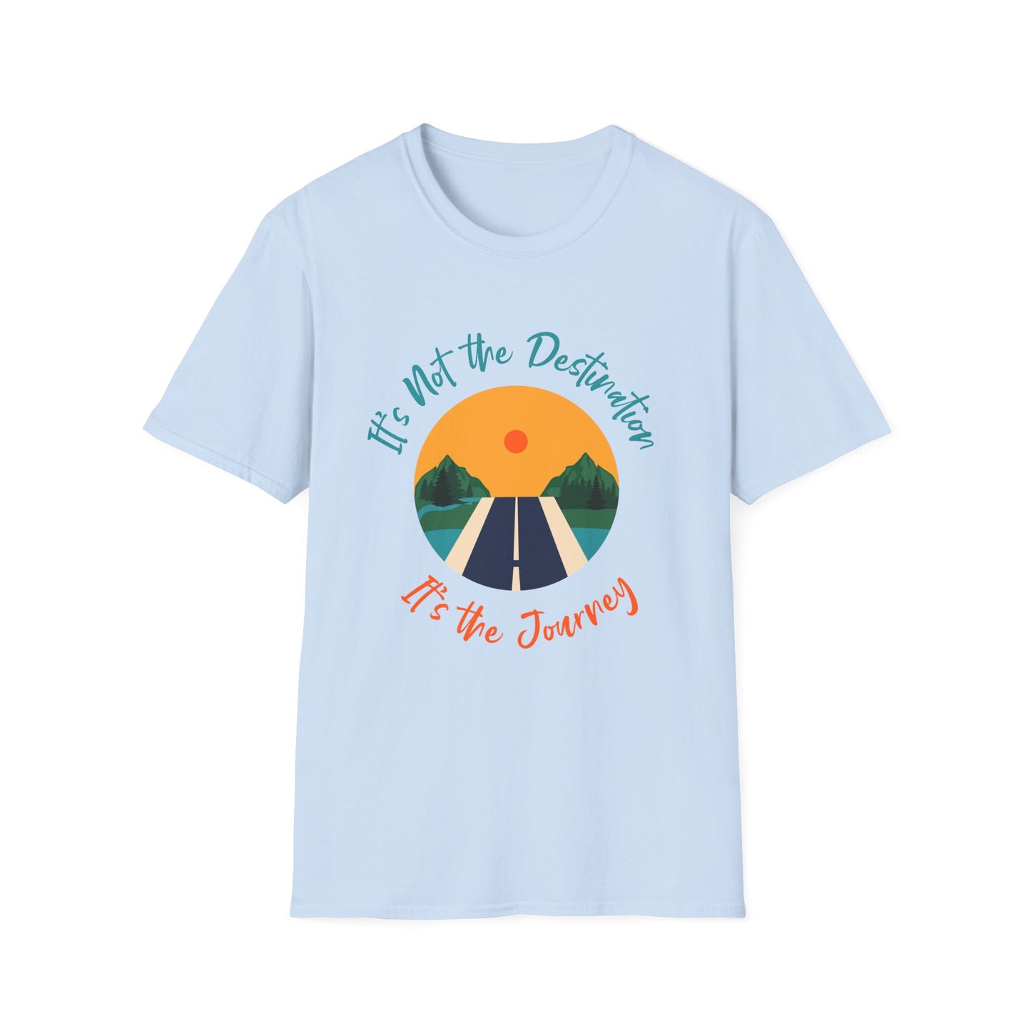 Motivational Unisex T-Shirt - It's The Journey Design