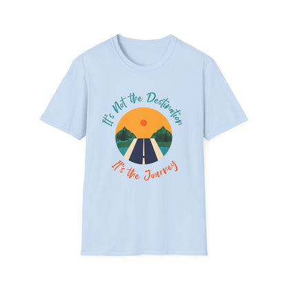 Motivational Unisex T-Shirt - It's The Journey Design