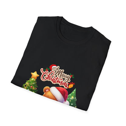 Christmas Unisex T-Shirt - Teddy Bear Design