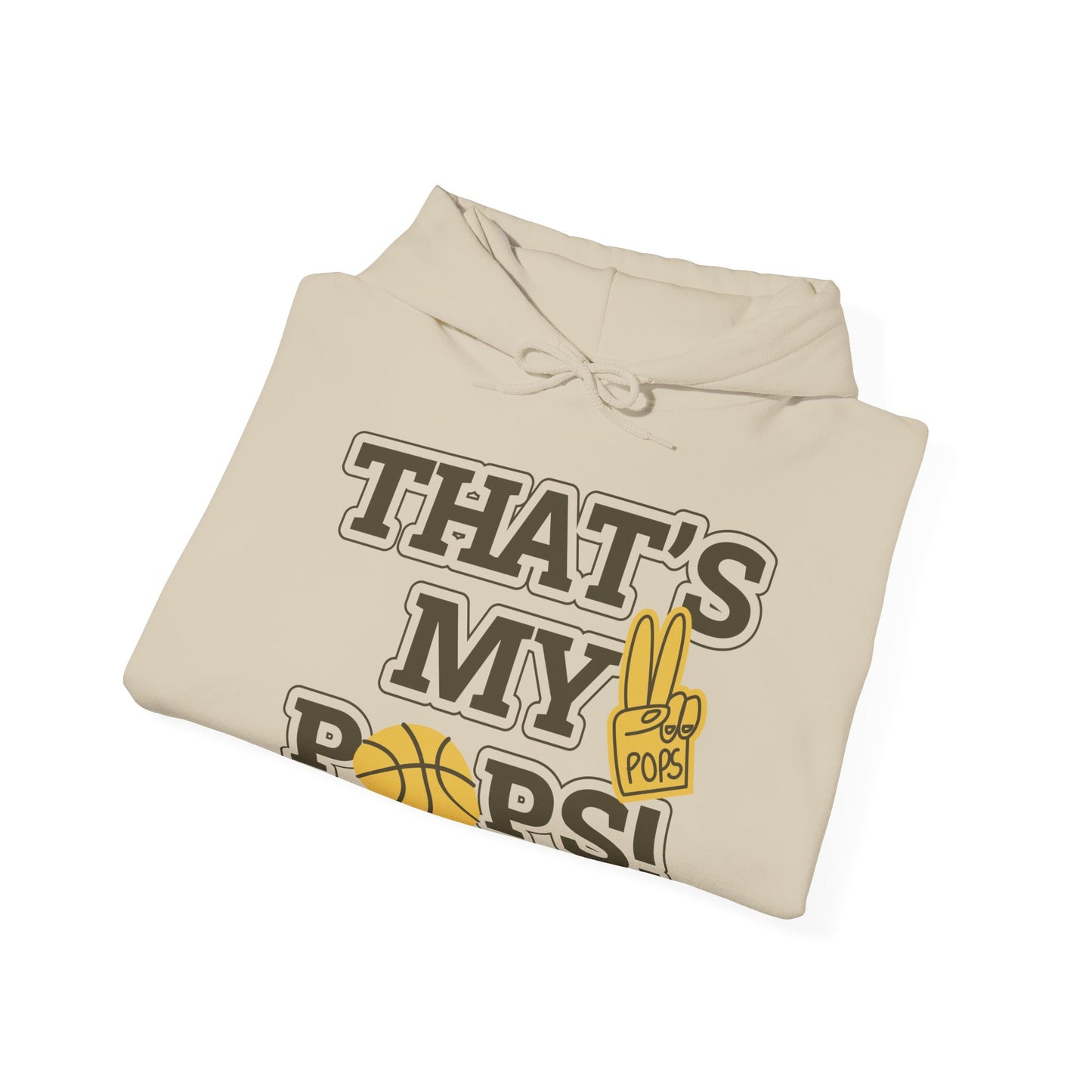 Father's Day Unisex Hooded Sweatshirt - That's My Pops! Design