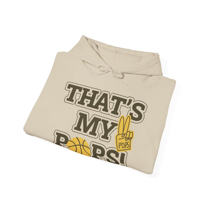 Father's Day Unisex Hooded Sweatshirt - That's My Pops! Design