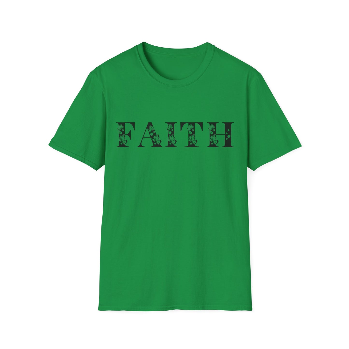 Christian Unisex T-Shirt - Faith Black Design