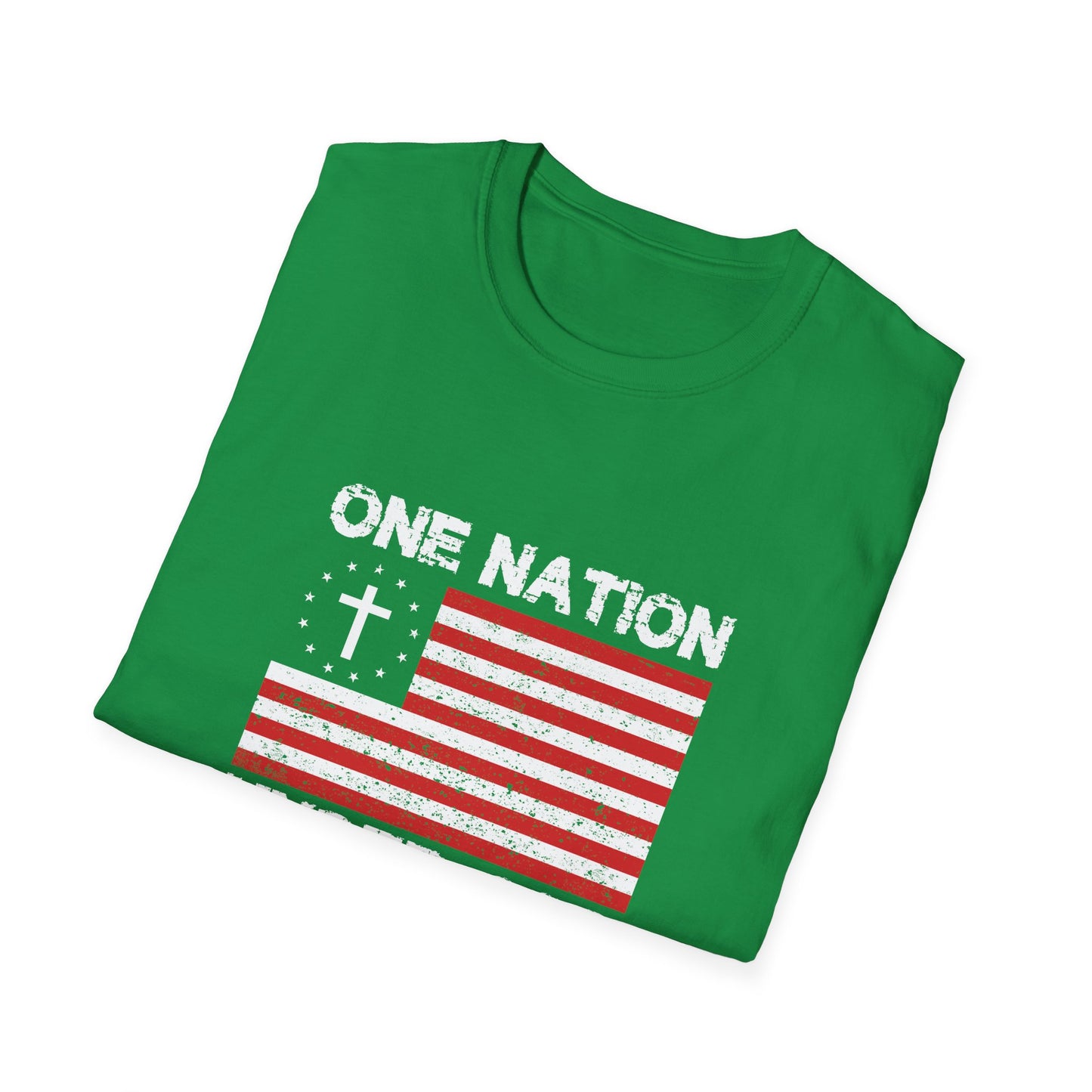 Christian Unisex T-Shirt - One Nation Under God Design