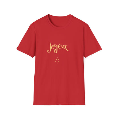 Christmas Unisex T-Shirt - Joyeux Design