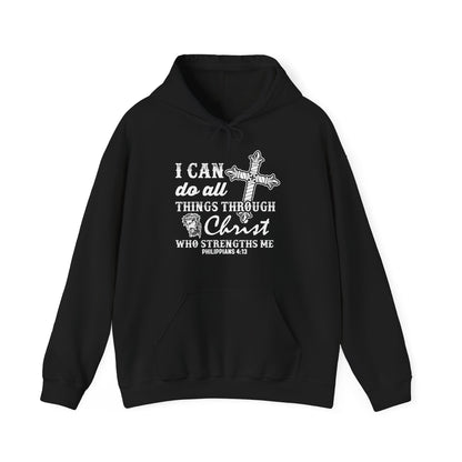 Christian Unisex Hooded Sweatshirt - I Can Do All Things Design