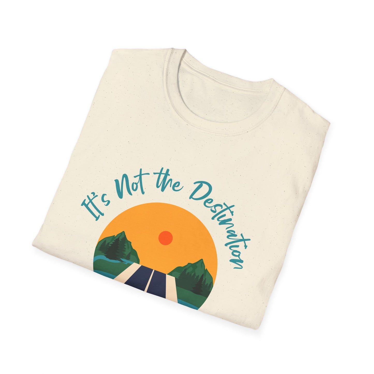 Motivational Unisex T-Shirt - It's The Journey Design