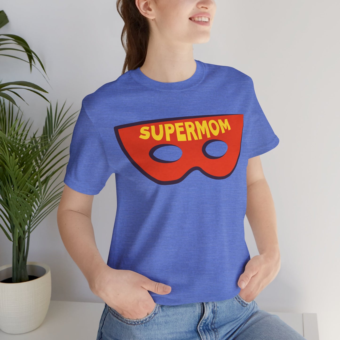 Mom Hero Mask Mother's Day Short Sleeve T-Shirt - Unisex - Motivational Treats