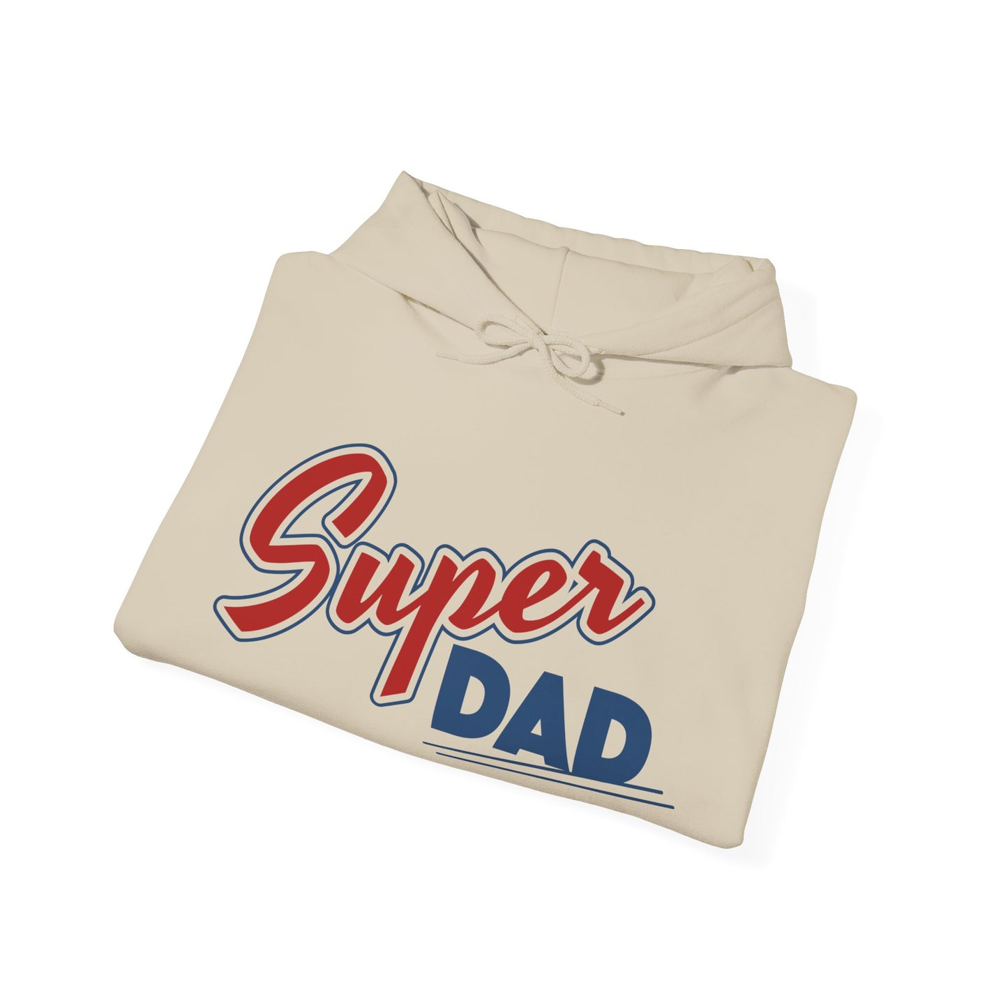 Father's Day Unisex Hooded Sweatshirt - Super Dad Design