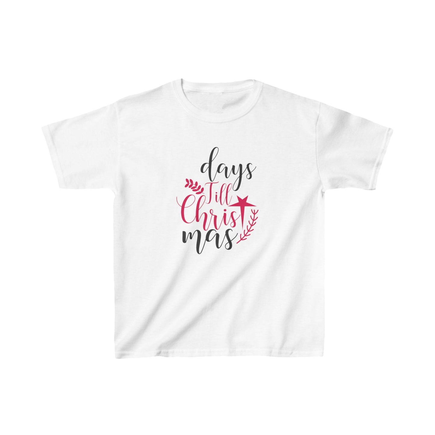 Christmas Unisex Kids T-Shirt - Days Till Christmas Design