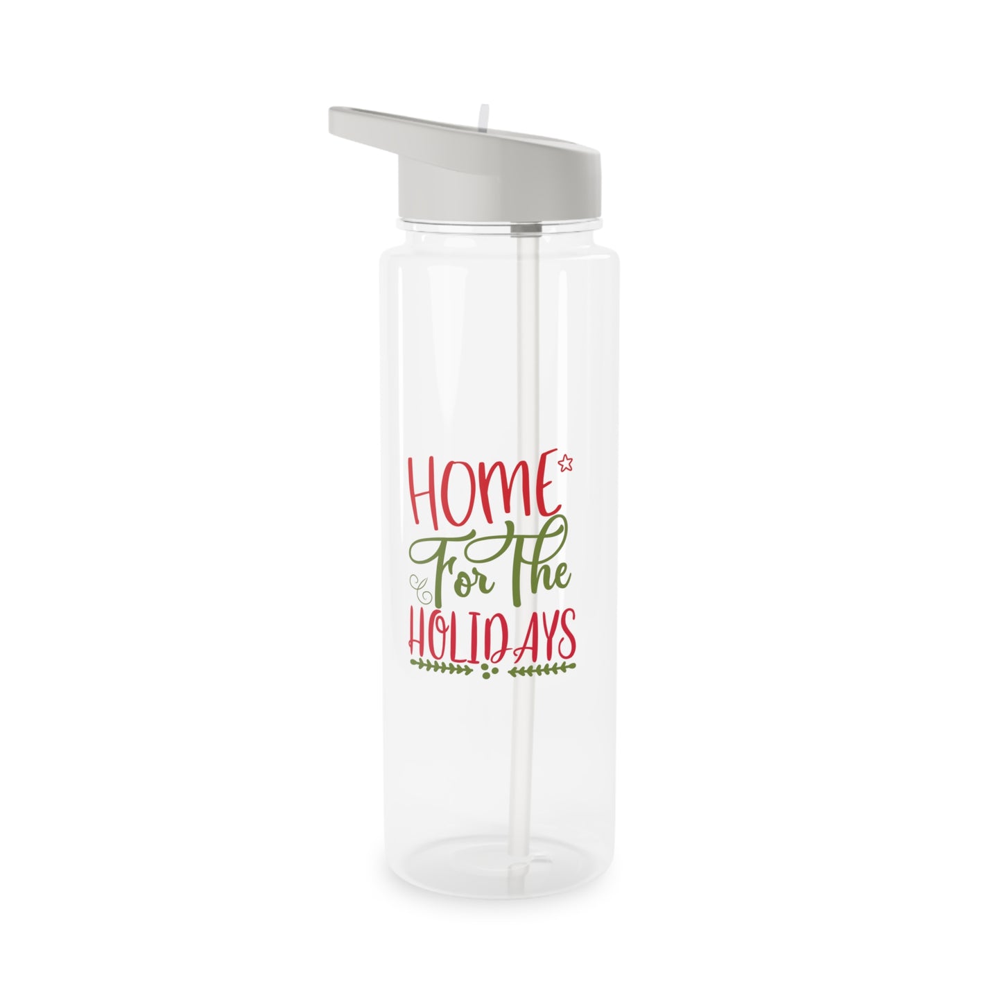 Tritan Water Bottle - Home For The Holidays Design