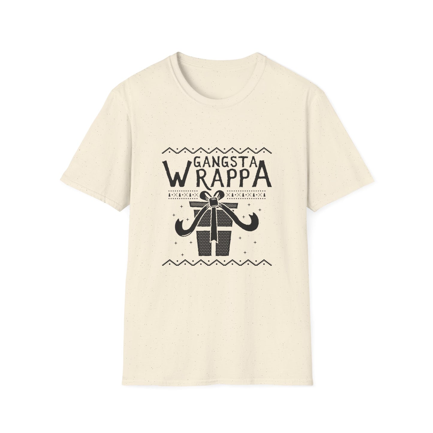 Christmas Unisex T-Shirt - Gangsta Wrappa Design