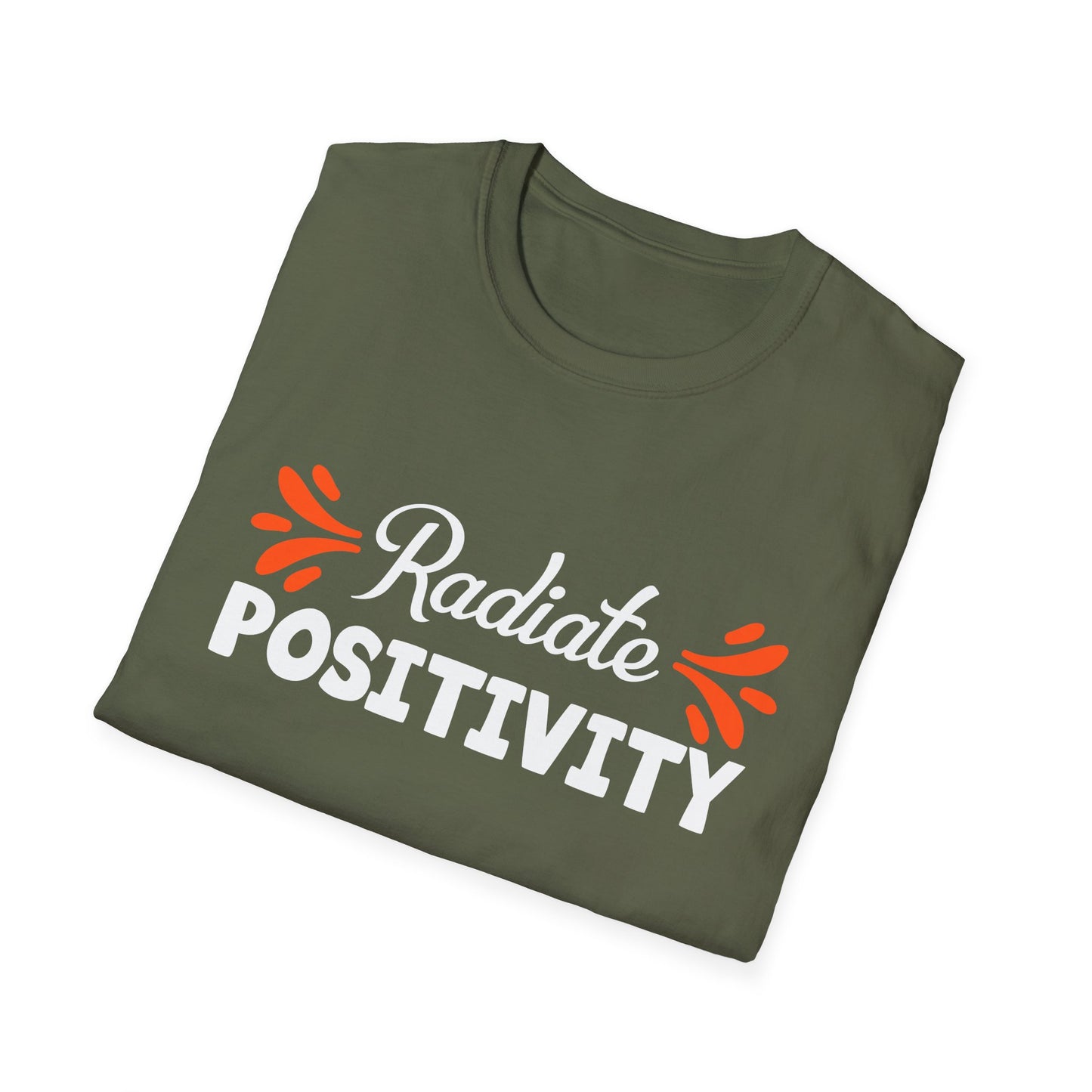 Motivational Unisex T-Shirt - Radiate Positivity Design