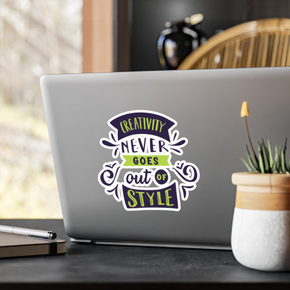 Creativity Never Goes Out Of Style Sticker - Motivational Treats