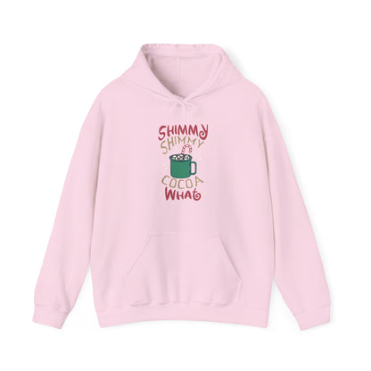 Christmas Unisex Hooded Sweatshirt - Shimmy Shimmy Cocoa What Design