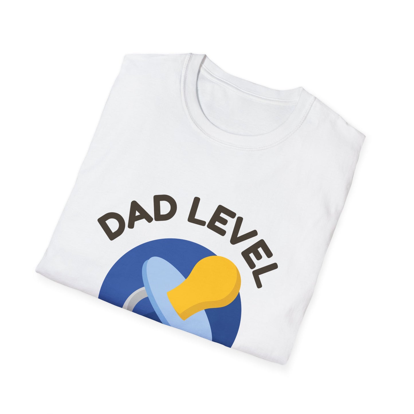 Father's Day Unisex T-Shirt - Dad Level Unlocked Design