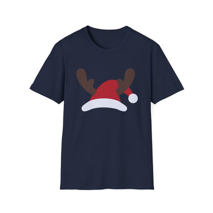 Christmas Unisex T-Shirt - Santa's Hat Design