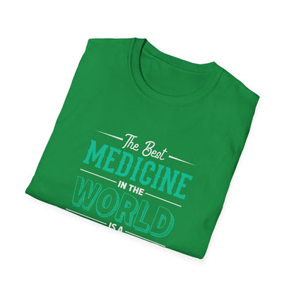 Mother's Day Unisex T-Shirt - The Best Medicine In The World Is A Mother's Hug Design