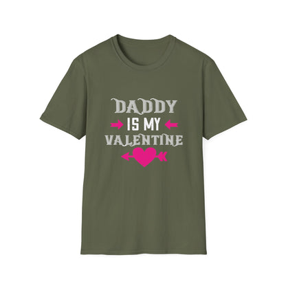 Valentine's Day Unisex T-Shirt - Daddy Is My Valentine Design