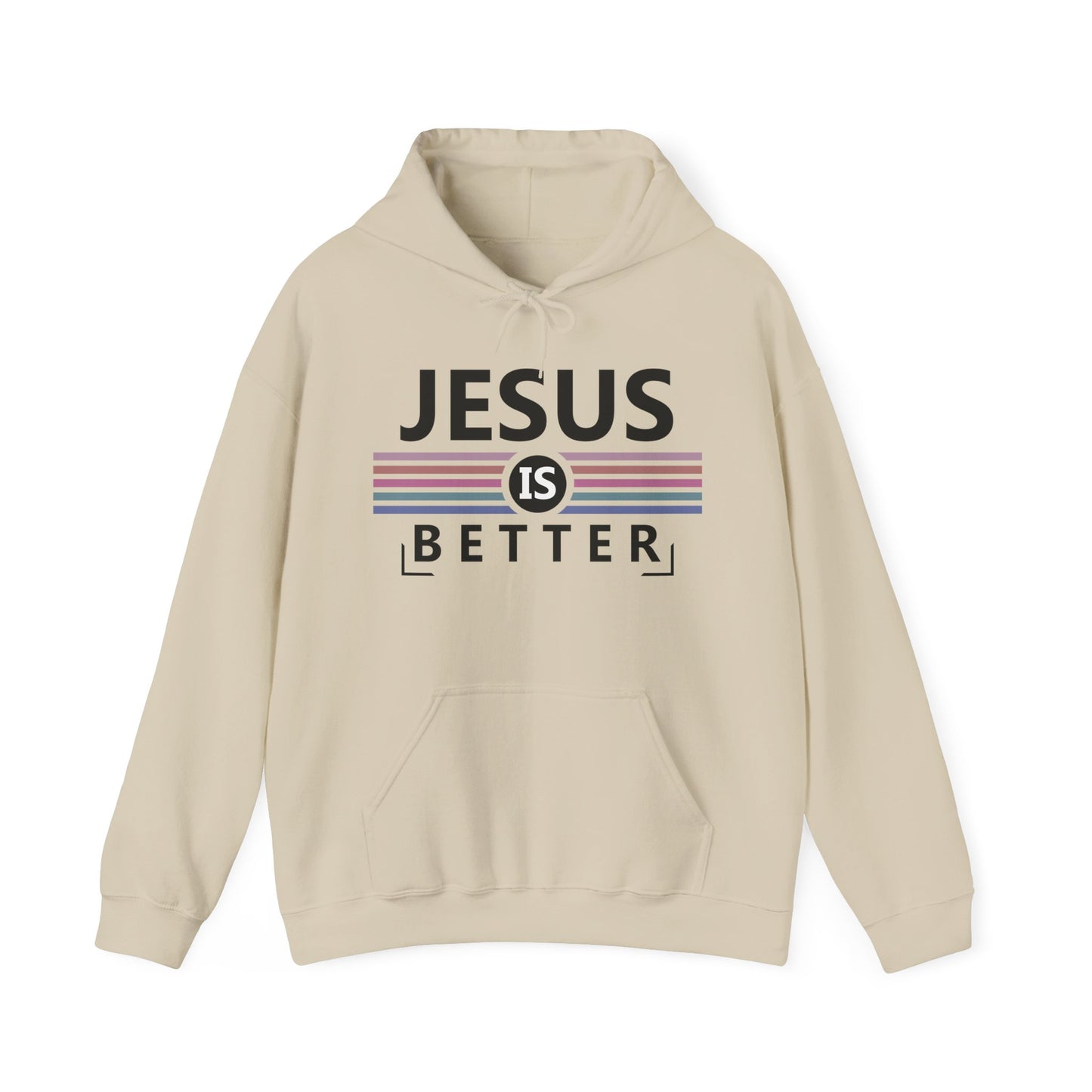 Christian Unisex Hooded Sweatshirt - Jesus Is Better Design