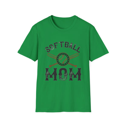 Mother's Day Unisex T-Shirt - Softball Mom Design