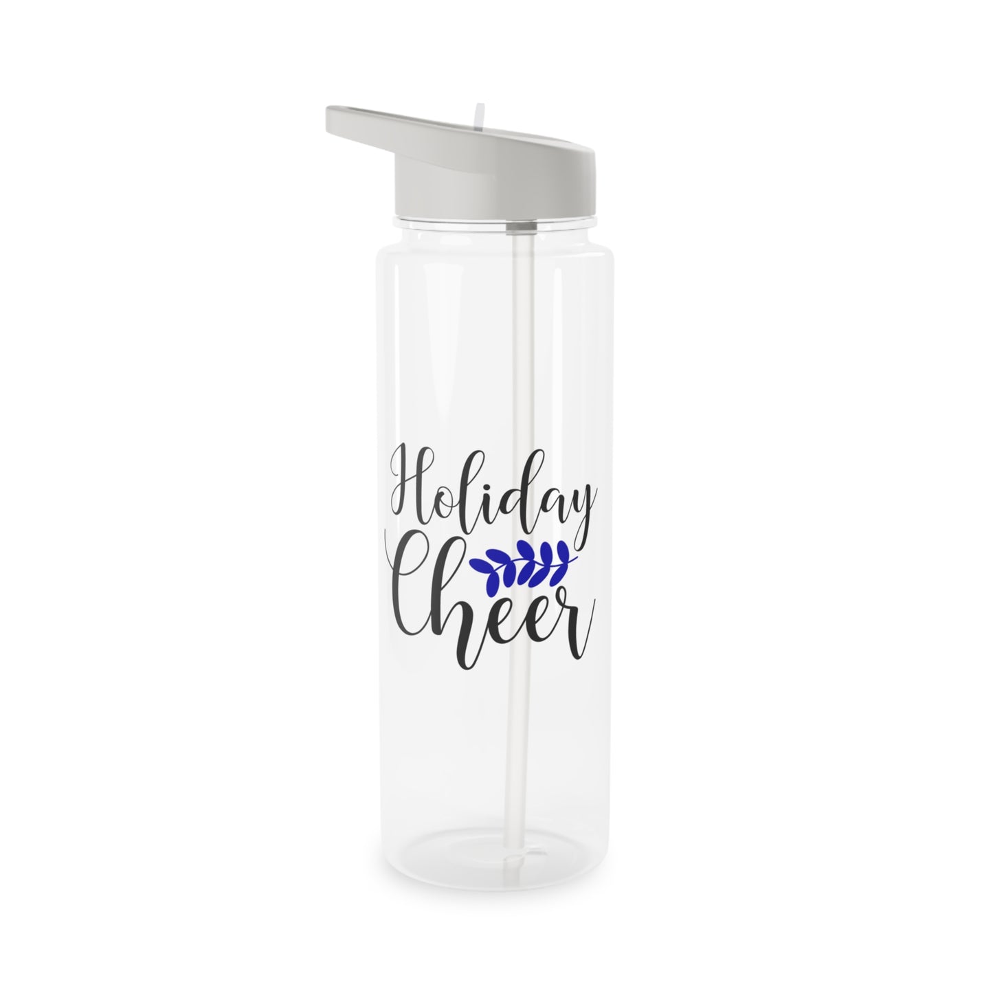 Tritan Water Bottle - Festive Holiday Cheer Design