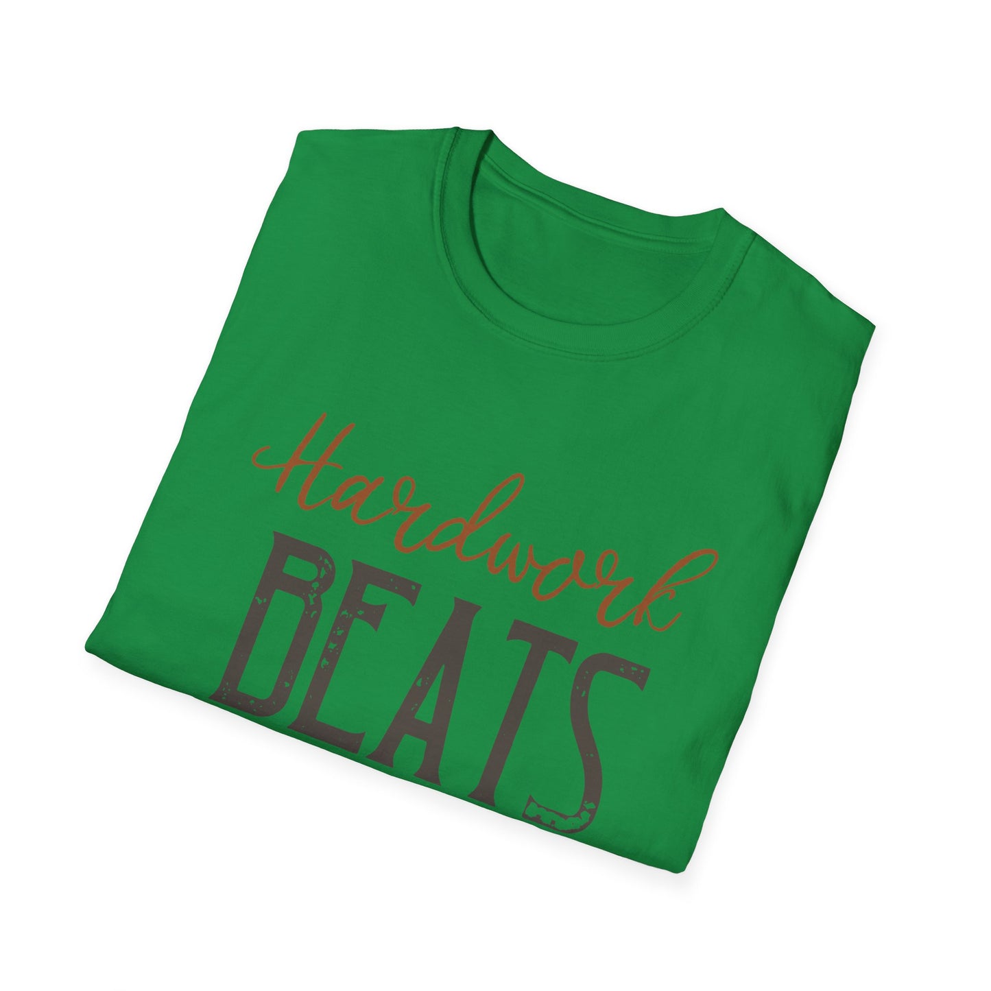 Motivational Unisex T-Shirt - Hardwork Beats Talent Design