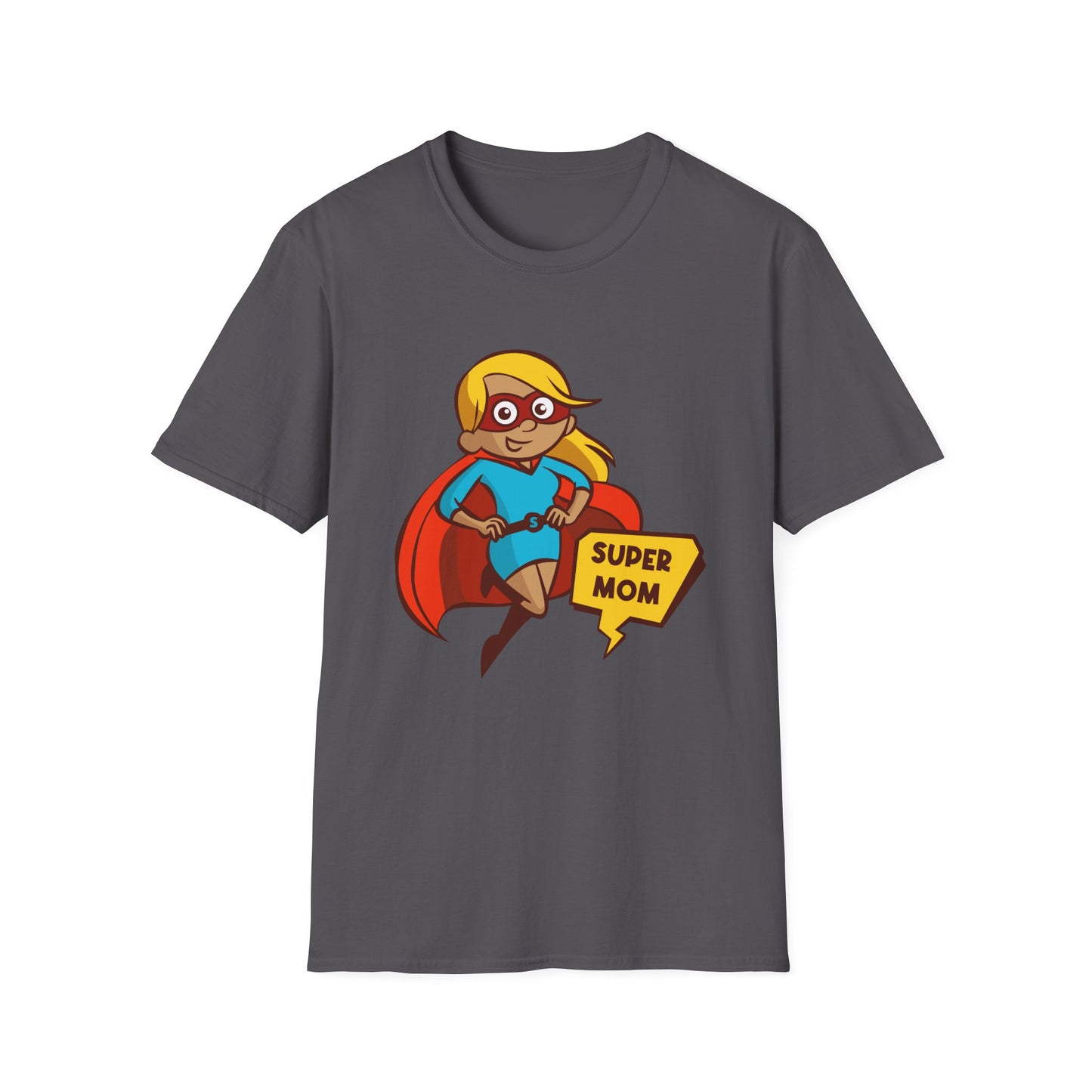 Mother's Day Unisex T-Shirt - Super Mom Flying Design