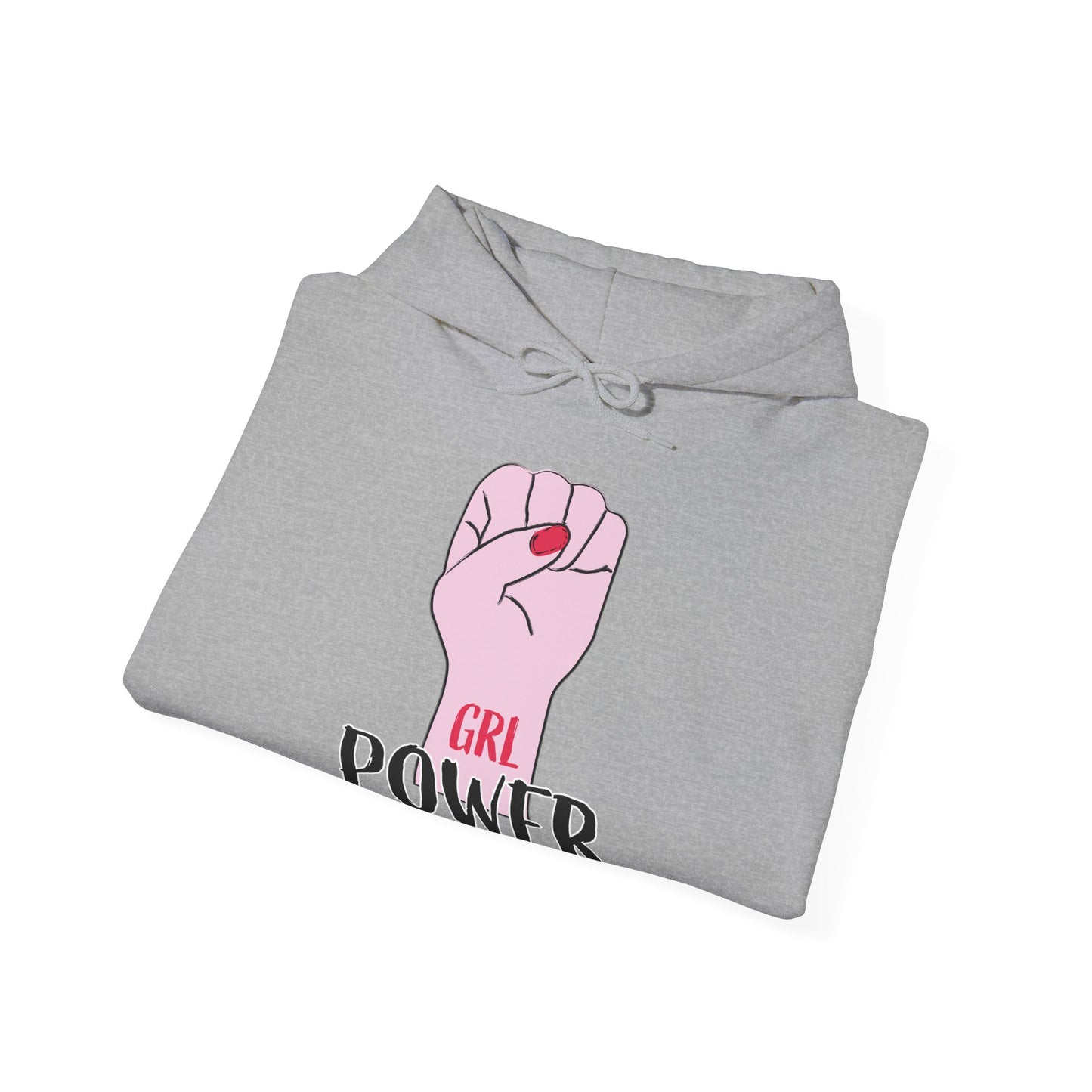 Motivational Unisex Hooded Sweatshirt - GRL Power Design