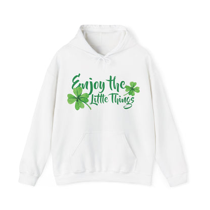 Motivational Unisex Hooded Sweatshirt - Enjoy The Little Things Design